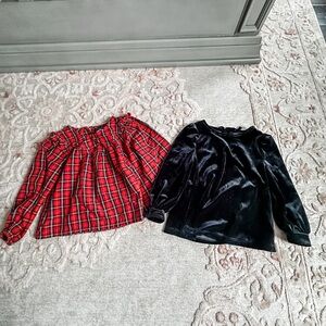 Holiday christmas winter shirt set